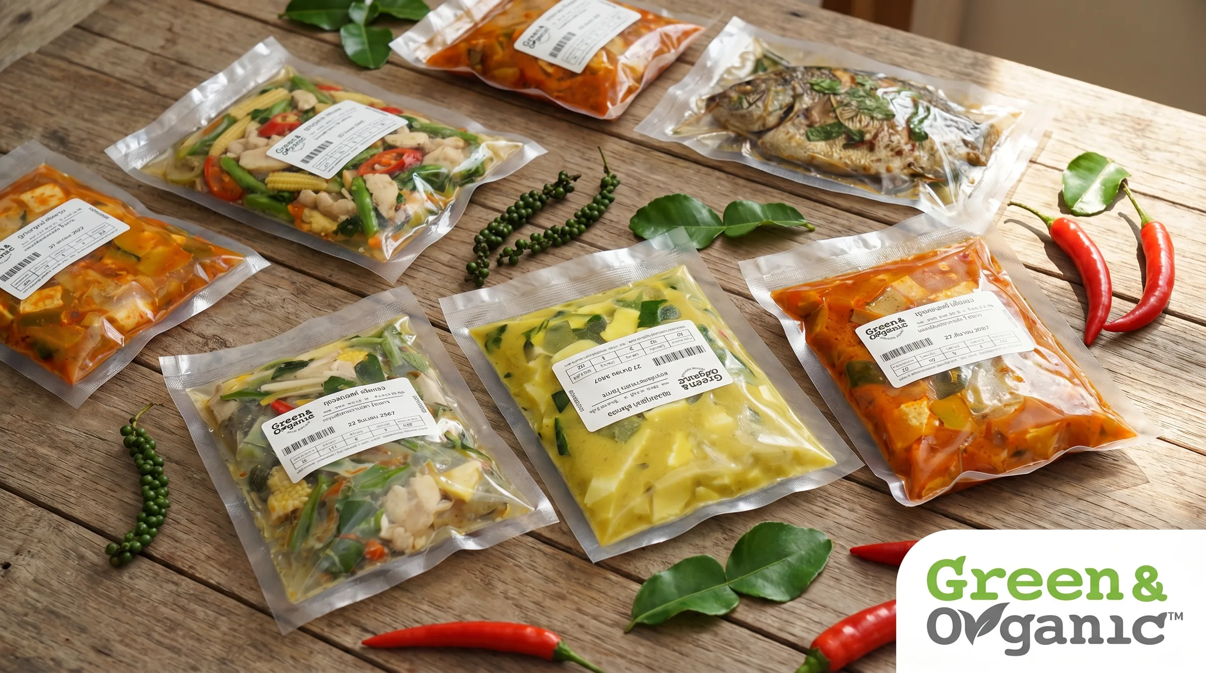 อาหารคลีนพร้อมทาน ออกแบบโดยนักโภชนาการ Green & Organic