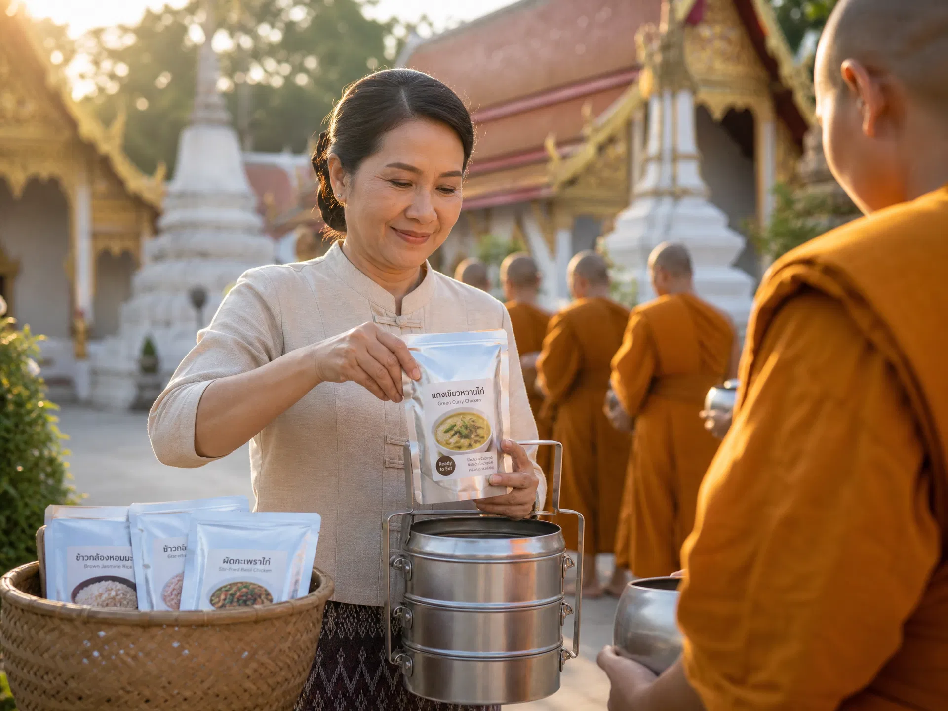 ถวายพระ / ใส่บาตร
