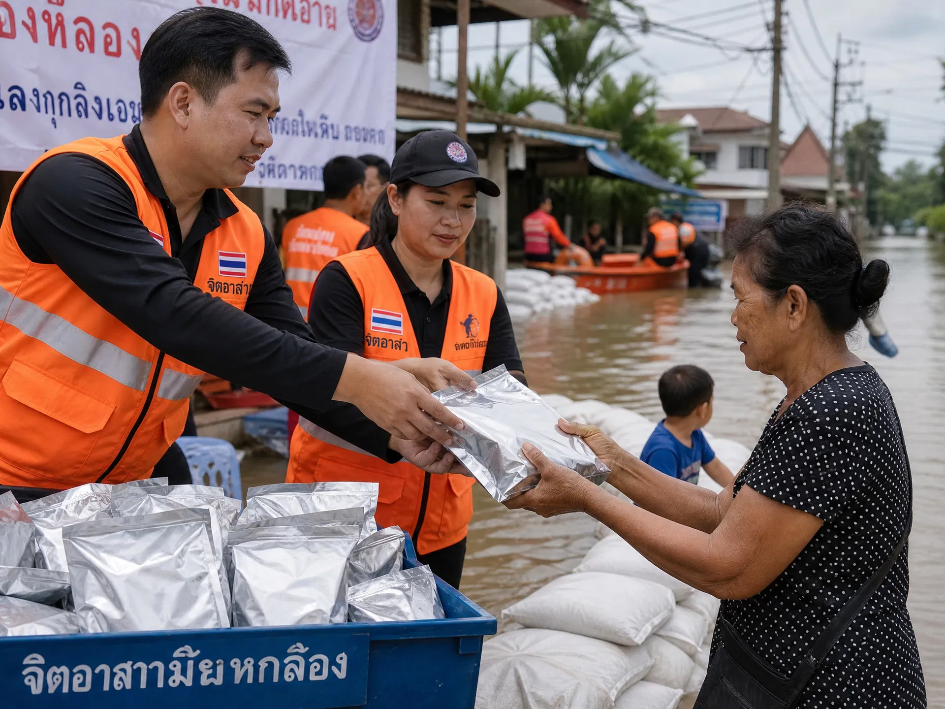 อาหารช่วยภัย / CSR