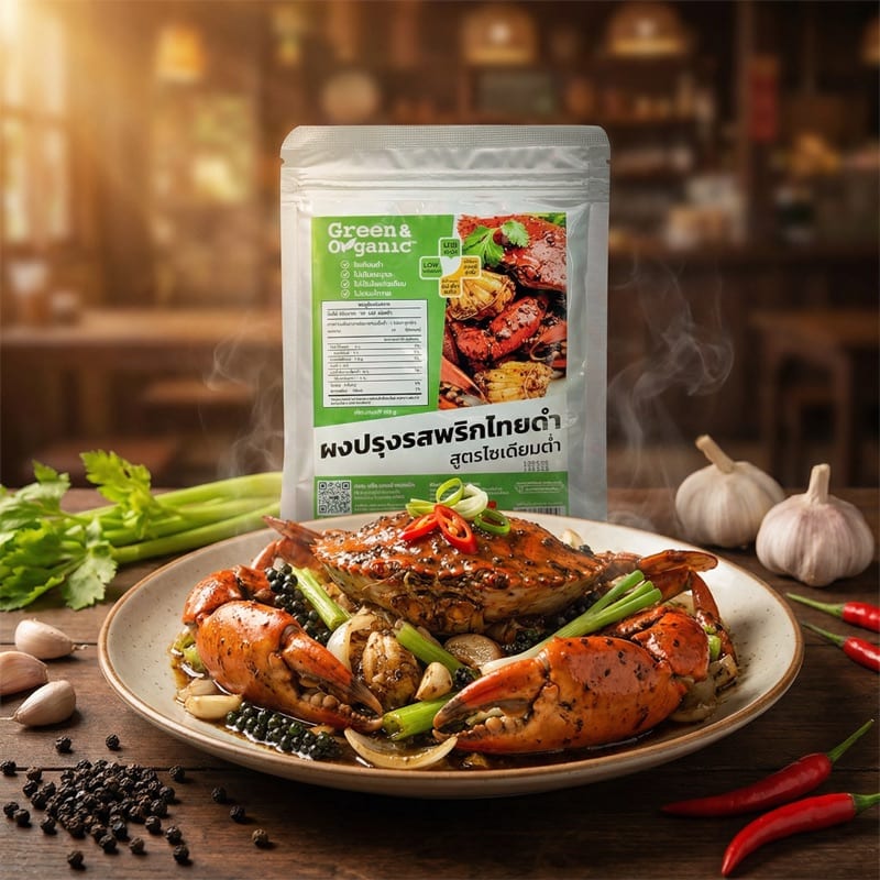 ผงปรุงรสพริกไทยดำ